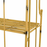 Shelves Alexandra House Living Yellow Ironwork 28 x 160 x 60 cm-1