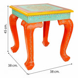 Centre Table Alexandra House Living Mango wood MDF Wood 38 x 45 x 38 cm-1