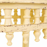 Centre Table Alexandra House Living Ivory Brass Mango wood MDF Wood 45 x 52 x 45 cm-3