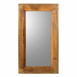 Wall mirror Alexandra House Living Brown 1 x 88 x 49 cm Rectangular-4