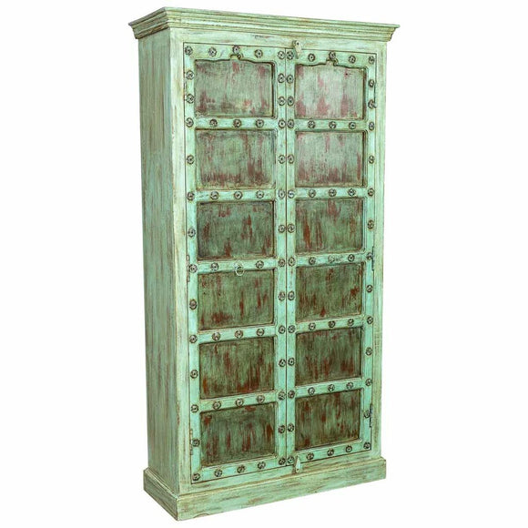 Cupboard Alexandra House Living Mango wood 42 x 199 x 105 cm-0