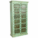 Cupboard Alexandra House Living Mango wood 42 x 199 x 105 cm-0