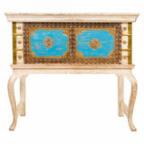 Chest Alexandra House Living Mango wood 40 x 80 x 90 cm-9