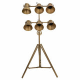 Floor Lamp Alexandra House Living Brass 20 x 176 x 60 cm-6