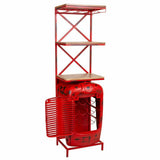 Bar unit Alexandra House Living Red 40 x 185 x 84 cm-7