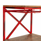 Bar unit Alexandra House Living Red 40 x 185 x 84 cm-5