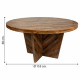 Table Alexandra House Living 153 x 80 x 153 cm-2