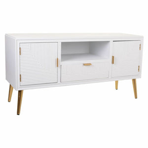 Sideboard Alexandra House Living White Golden 40 x 61 x 121 cm-0