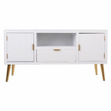 Sideboard Alexandra House Living White Golden 40 x 61 x 121 cm-8