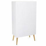 Cupboard Alexandra House Living White Golden MDF Wood 36 x 118 x 62 cm-5