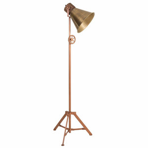 Floor Lamp Alexandra House Living Brass 47 x 163 x 47 cm-0