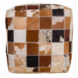 Pouffe Alexandra House Living Leather 40 x 40 x 40 cm-4