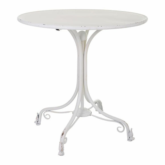 Table Alexandra House Living White 80 x 78 x 80 cm-0