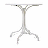 Table Alexandra House Living White 80 x 78 x 80 cm-7