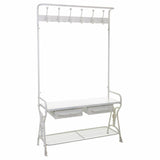 Hall Alexandra House Living White Iron 39 x 183 x 104 cm-0