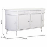 Sideboard Alexandra House Living White Iron 40 x 80 x 150 cm-1