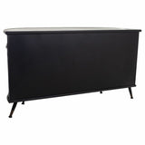 Sideboard Alexandra House Living Black Iron 40 x 80 x 150 cm-1