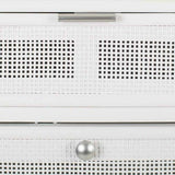 Shoe cupboard Alexandra House Living White 32 x 120 x 70 cm Grille-3