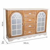 Sideboard Alexandra House Living Iron Fir wood MDF Wood 35 x 93 x 140 cm-1