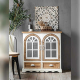 Sideboard Alexandra House Living Iron Fir wood 35 x 90 x 90 cm-9