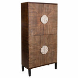 Cupboard Alexandra House Living Fir wood MDF Wood 180 x 41 x 86 cm-0