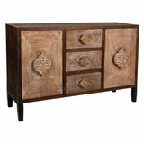 Sideboard Alexandra House Living Fir wood MDF Wood 40 x 87 x 133 cm-0