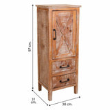 Cupboard Alexandra House Living Pine MDF Wood 31 x 97 x 38 cm-1