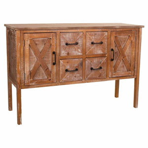 Sideboard Alexandra House Living Brown Pine MDF Wood 80 x 41 x 120 cm-0