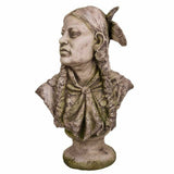 Bust Alexandra House Living Fibreglass Magnesium Lady American Indian 33 x 70 x 45 cm-7