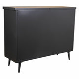 Sideboard Alexandra House Living Brown Black Grey Glass Iron Fir wood 33 x 79 x 102 cm-4