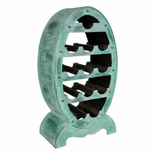 Bottle rack Alexandra House Living Green Wood 27 x 85 x 46 cm 12 bottles-0