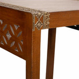 Side table Alexandra House Living Brown Golden 40 x 48 x 42 cm-3