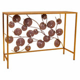 Hall Alexandra House Living Golden Iron 35 x 70 x 100 cm-4