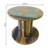 Table Alexandra House Living Brown 92 x 80 x 92 cm-1