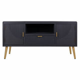 Sideboard Alexandra House Living Golden Dark grey 40 x 61 x 121 cm-7