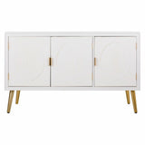 Sideboard Alexandra House Living White Golden MDF Wood 41 x 71 x 120 cm-5