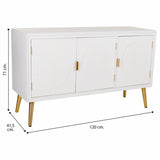 Sideboard Alexandra House Living White Golden MDF Wood 41 x 71 x 120 cm-1