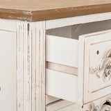 Nightstand Alexandra House Living White 38 x 62 x 48 cm-3