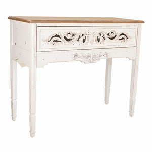 Hall Table with Drawers Alexandra House Living White Fir wood MDF Wood 46 x 90 x 110 cm-0