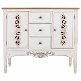 Sideboard Alexandra House Living White Fir wood MDF Wood 40 x 86 x 100 cm-7