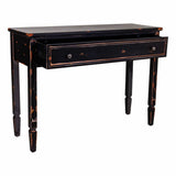 Hall Table with Drawers Alexandra House Living Black Fir wood MDF Wood 38 x 82 x 112 cm-5