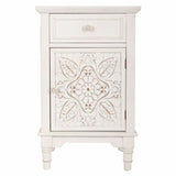 Nightstand Alexandra House Living White 32 x 74 x 46 cm-7