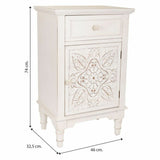 Nightstand Alexandra House Living White 32 x 74 x 46 cm-1