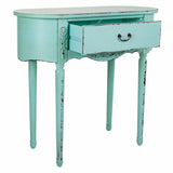 Hall Table with Drawers Alexandra House Living Blue Fir wood MDF Wood 36 x 80 x 88 cm-5