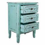 Nightstand Alexandra House Living Blue 32 x 67 x 46 cm-5