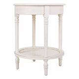 Corner table Alexandra House Living White 50 x 60 x 50 cm-2