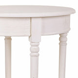 Corner table Alexandra House Living White 50 x 60 x 50 cm-1