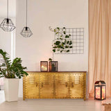 Sideboard Alexandra House Living Iron Mango wood 71 x 25 x 152 cm-8