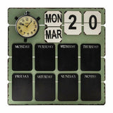 Wall calendar Alexandra House Living Iron Mango wood 70 x 7 x 70 cm-7