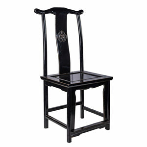 Dining Chair Alexandra House Living Black 42 x 119 x 49 cm-0